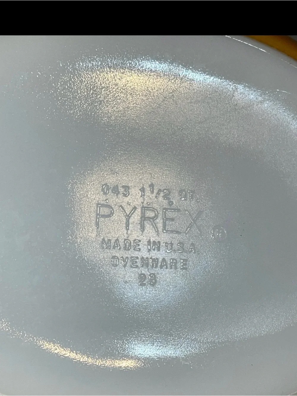 Pyrex Amber and Brown Covered Casserole with Fruit Motif
